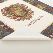 HARRY POTTER™ | GRYFFINDOR™ Crest Sherpa Deken (3/4)