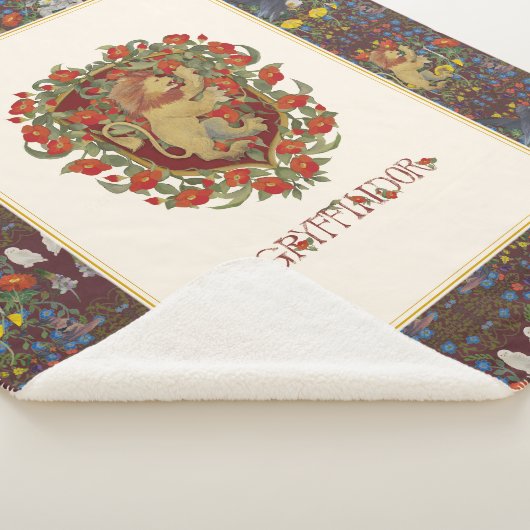 HARRY POTTER™ | GRYFFINDOR™ Crest Sherpa Deken (3/4)