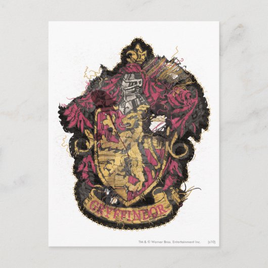 Harry Potter| Gryffindor Crest - Vernietigd Briefkaart (Voorkant)