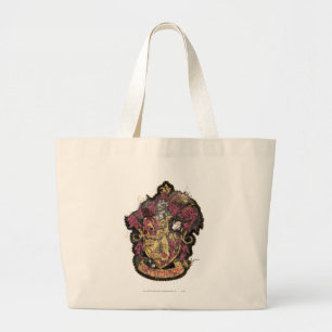Harry Potter   Gryffindor Crest - vernietigd Grote Tote Bag