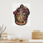 Harry Potter | Gryffindor Crest - vernietigd Poster (Keuken)