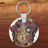 Harry Potter | Gryffindor Crest - vernietigd Sleutelhanger (Voorkant)