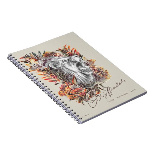 HARRY POTTER™ GRYFFINDOR™ Floral Notitieboek (Rechterzijde)