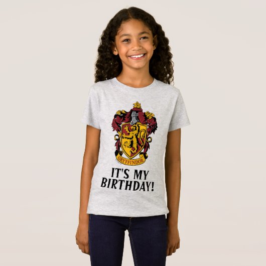 Harry Potter | Gryffindor - Het is mijn verjaardag T-shirt (Voorkant volledig)