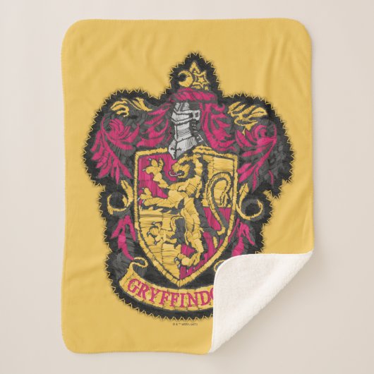Harry Potter | Gryffindor House Crest Sherpa Deken (Voorkant)