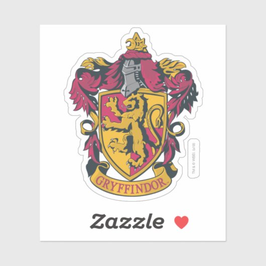 Harry Potter | Gryffindor House Crest Sticker (Vel)