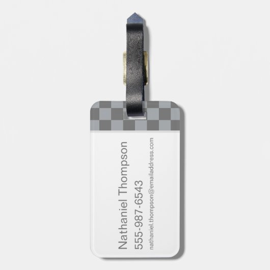 Harry Potter | Gryffindor House Pride Crest Bagagelabel (Achterkant verticaal)