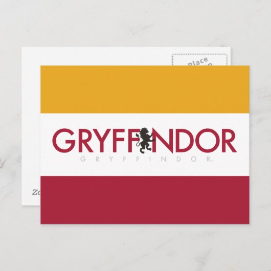 Harry Potter | Gryffindor House Pride Crest Briefkaart (Voorkant / Achterkant)