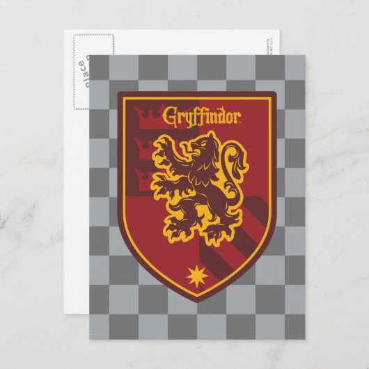 Harry Potter | Gryffindor House Pride Crest Briefkaart (Voorkant / Achterkant)