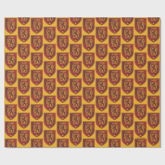 Harry Potter | Gryffindor House Pride Crest Cadeaupapier (Vlak)