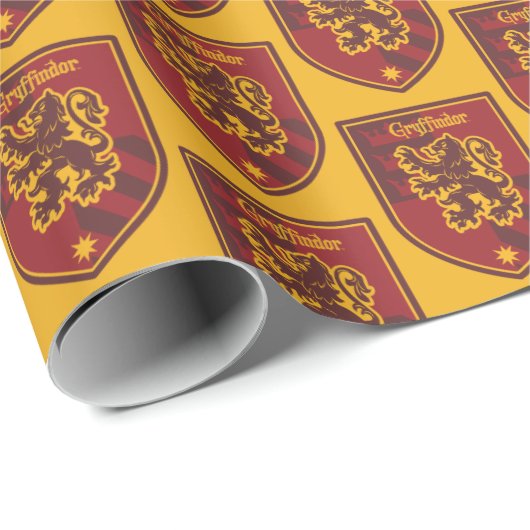 Harry Potter | Gryffindor House Pride Crest Cadeaupapier (Rol Hoek)