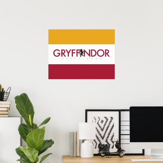 Harry Potter | Gryffindor House Pride Crest Poster (Thuiskantoor)