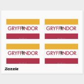 Harry Potter| Gryffindor House Pride Crest Rechthoekige Sticker (Vel)