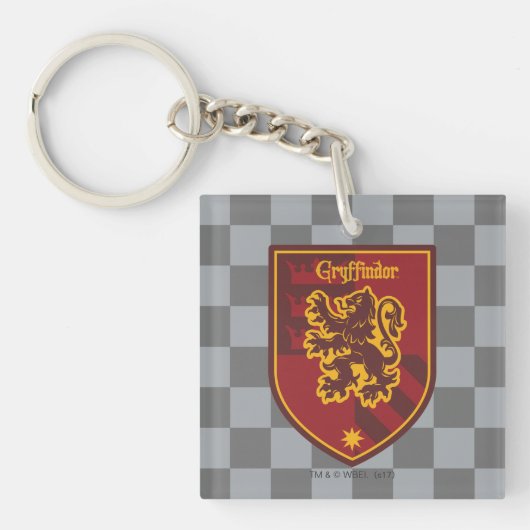 Harry Potter | Gryffindor House Pride Crest Sleutelhanger (Voorkant)