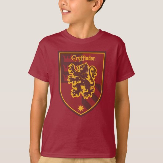 Harry Potter | Gryffindor House Pride Crest T-shirt (Voorkant)