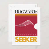 Harry Potter | GRYFFINDOR™ House Quidditch Seeker Briefkaart (Voorkant / Achterkant)
