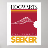 Harry Potter | GRYFFINDOR™ House Quidditch Seeker Poster (Voorkant)