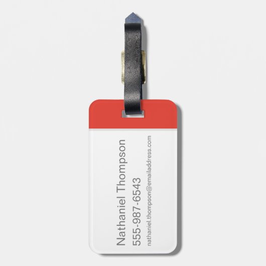 Harry Potter | GRYFFINDOR™ House Traits Sigil Bagagelabel (Achterkant verticaal)