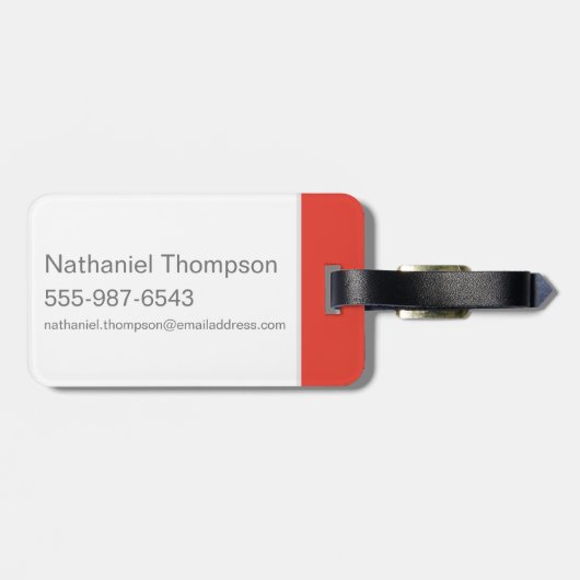 Harry Potter | GRYFFINDOR™ House Traits Sigil Bagagelabel (Achterkant horizontaal)