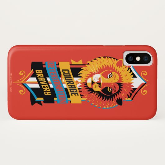 Harry Potter | GRYFFINDOR™ House Traits Sigil Case-Mate iPhone Case (Achterkant (horizontaal))