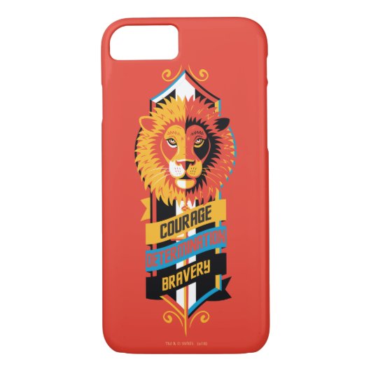 Harry Potter | GRYFFINDOR™ House Traits Sigil Case-Mate iPhone Case (Achterkant)