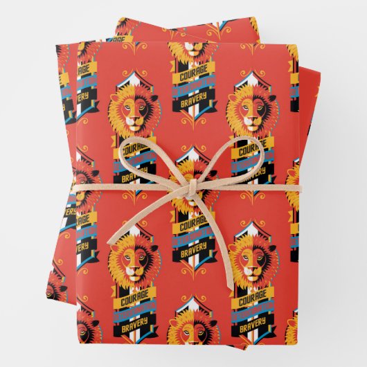 Harry Potter | GRYFFINDOR™ House Traits Sigil Inpakpapier Vel (In situ)