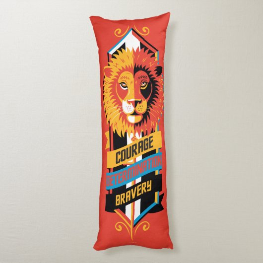 Harry Potter | GRYFFINDOR™ House Traits Sigil Lichaamskussen (Achterkant (Verticaal))