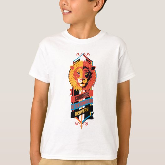 Harry Potter | GRYFFINDOR™ House Traits Sigil T-shirt (Voorkant)