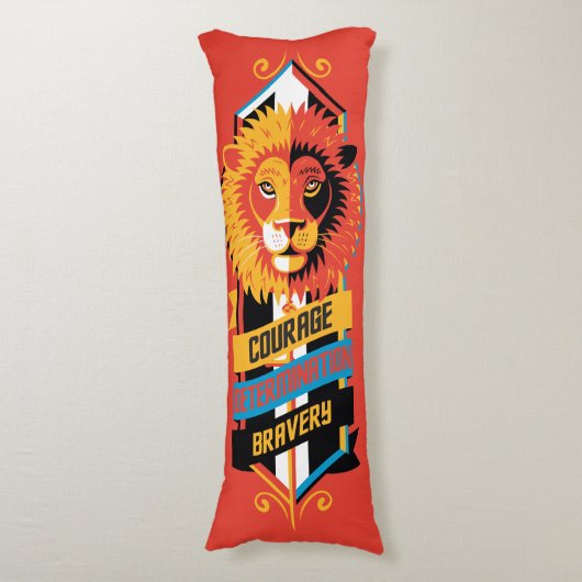 Harry Potter | GRYFFINDOR™ Huis Eigenschappen Symb Lichaamskussen (Voorkant Verticaal)