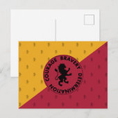 Harry Potter | GRYFFINDOR™ Huiseigenschappen Grafi Briefkaart (Voorkant / Achterkant)