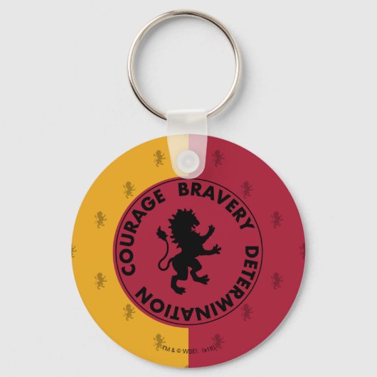 Harry Potter | GRYFFINDOR™ Huiseigenschappen Grafi Sleutelhanger (Voorkant)
