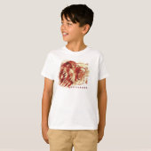 Harry Potter | GRYFFINDOR™ Leeuw Aquarel T-shirt (Voorkant volledig)