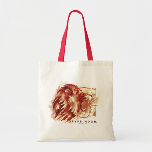 Harry Potter | GRYFFINDOR™ Leeuw Aquarel Tote Bag (Voorkant)