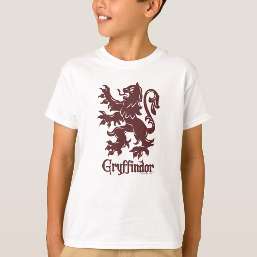Harry Potter | Gryffindor Leeuw Grafiek T-shirt (Voorkant)