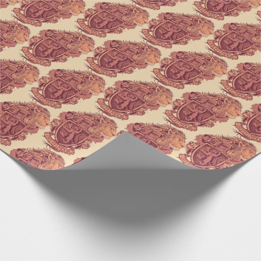 Harry Potter | Gryffindor Lion Crest Cadeaupapier (Hoek)