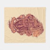 Harry Potter | Gryffindor Lion Crest Fleece Deken (Voorkant (Horizontaal))