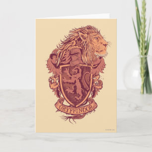 Harry Potter   Gryffindor Lion Crest Kaart