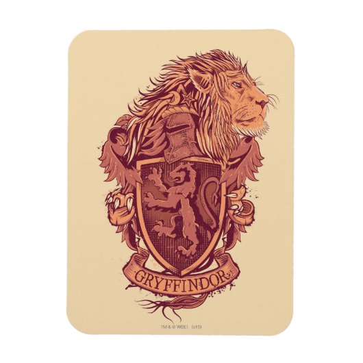 Harry Potter | Gryffindor Lion Crest Magneet (Verticaal)