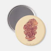 Harry Potter | Gryffindor Lion Crest Magneet (Voorkant / Achterkant)