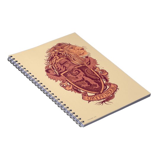 Harry Potter | Gryffindor Lion Crest Notitieboek (Rechterzijde)