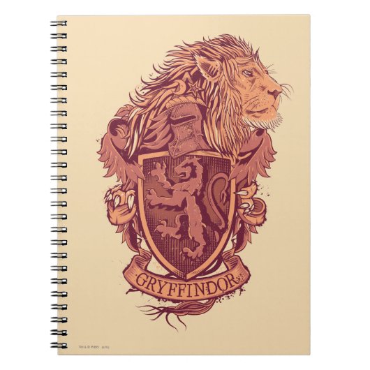 Harry Potter | Gryffindor Lion Crest Notitieboek (Voorkant)