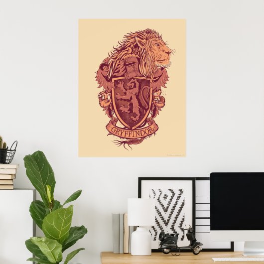 Harry Potter | Gryffindor Lion Crest Poster (Thuiskantoor)
