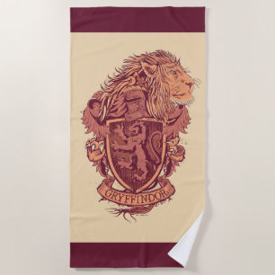 Harry Potter   Gryffindor Lion Crest Strandlaken