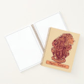 Harry Potter | Gryffindor Lion Crest Tekening Notitieboek (Binnen)