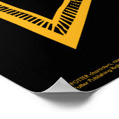 Harry Potter | Gryffindor Monogram Banner Poster (Hoek)