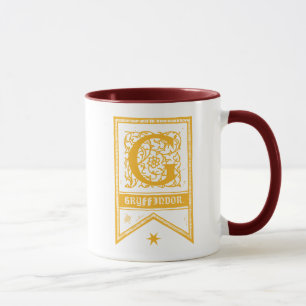 Harry Potter   Gryffindor Monogram Vlag Mok
