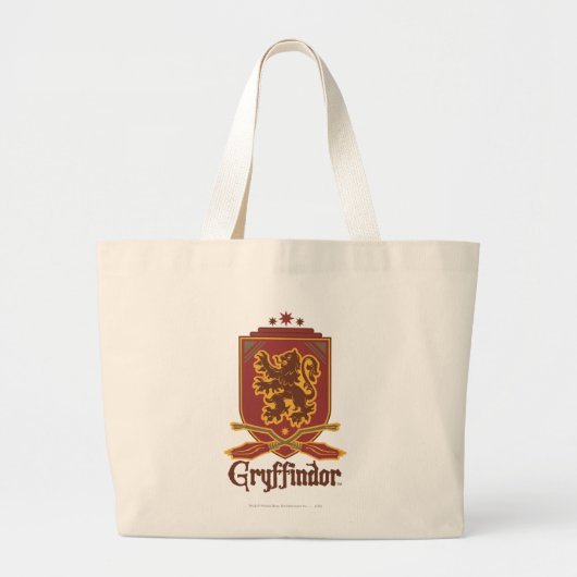 Harry Potter | Gryffindor QUIDDITCH™-badge Grote Tote Bag (Voorkant)