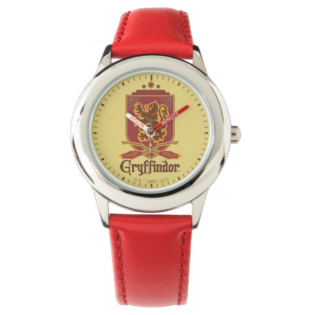 Harry Potter | Gryffindor QUIDDITCH™-badge Horloge (Voorkant)