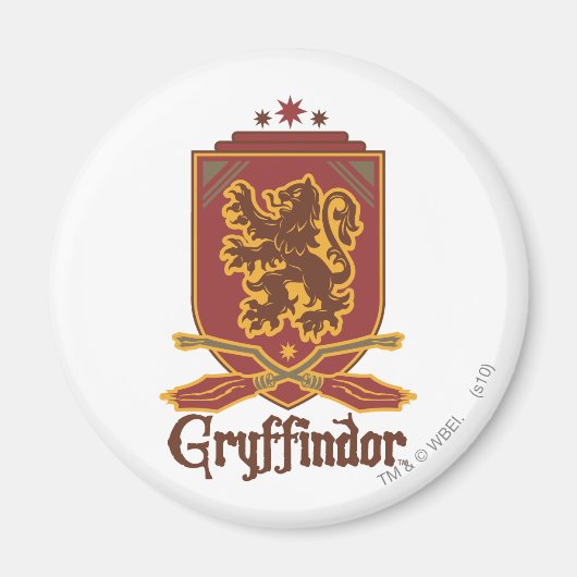 Harry Potter | Gryffindor QUIDDITCH™-badge Magneet (Voorkant)