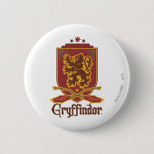 Harry Potter | Gryffindor QUIDDITCH™ Badge Ronde Button 5,7 Cm (Voorkant)